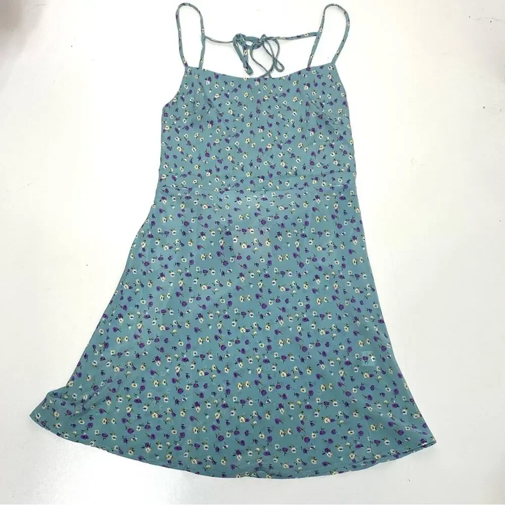 showpo blue floral dress 1930's Bow Embossed Blue Silk Robe  Eveliina Vintage